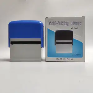 Hochwertige Hot Sale Custom kleine oder große Gummi dichtung Fiscal Personal Logo Stamp Office Self Inking Stamp