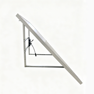 Supporti per Pannelli Fotovoltaici Regolabili 15-30 Gradi, Facile Installazione, Ganci in Alluminio per Tetti Piani e Balconi - Product Image 1