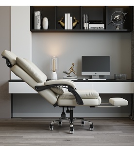 เก้าอี้ยกปรับระดับตามหลักสรีรศาสตร์ทันสมัย สำหรับนั่งนาน เหมาะสำหรับผู้บริหาร ใช้เล่นเกมส์  ทำจากวัสดุ PU - Product Image 3