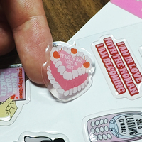 Kit d'autocollants en époxy pour enfants, étiquettes en forme de dôme de dessin animé pour carnets de dessin créatifs, planificateurs, jouets et artisanat