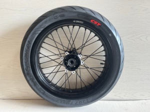 Kit de Neumáticos <span class=keywords><strong>Supermoto</strong></span> de 17 Pulgadas de Alto Agarre, Reemplazo para Conversión de Pista Urbana, para Motocicleta Eléctrica Sur-Ron Light Bee de Doble Propósito - Product Image 5