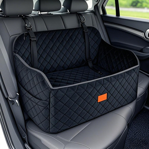 Siège rehausseur pliable pour chien de haute qualité en PET, siège auto pour animaux de compagnie avec coussin de protection durable, confortable et sûr pour la banquette arrière de la voiture - Product Image 2