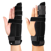 Attelle de rééducation post-opératoire pour la main, support pour les doigts et immobilisateur pour fracture métacarpienne du 4e/5e doigt, attelle de boxeur
