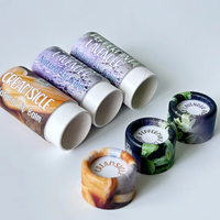 Tubes en papier de rouge à lèvres Kraft Push up écologiques 0.25oz Cylindre Carton Cosmétiques Carton Papier Emballage Revêtement de cire résistant à l'huile