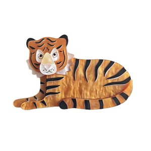 Broche Acrílico Hecho a Mano, Broche de Dibujos Animados de Tigre, Bonito y Artesanal - Product Image 4