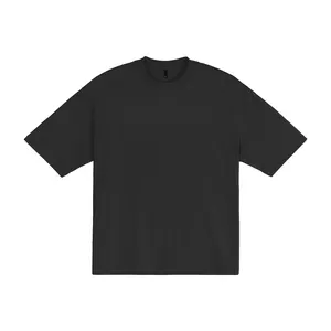 High Quality 100% Cotton Oversized Tshirt Fashion Essential Men's T-shirt Brand Logo Custom T Shirt