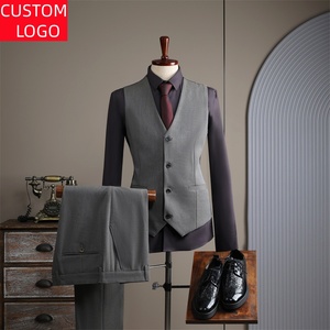 <span class=keywords><strong>Gilet</strong></span> de <span class=keywords><strong>Costume</strong></span> Homme Slim Fit Respirant Personnalisé avec Logo – Idéal pour Affaires, Tenues Décontractées, Mariages (Groom, Garçon d'Honneur) – Service OEM - Product Image 2