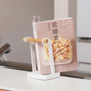 カスタマイズされた多機能スプーンホルダーブックホルダーカトラリーホルダーポットリッドオーガナイザーUtensil Rest Lid Rack Spoon Rest <span class=keywords><strong>Metal</strong></span> - Product Image 1