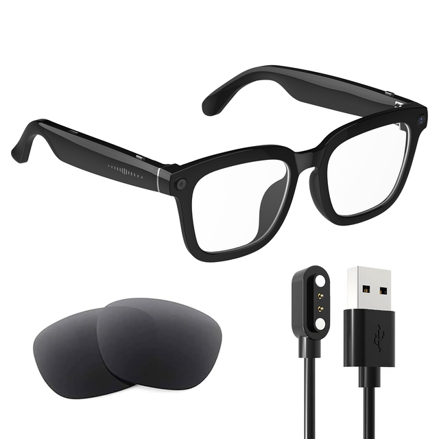 New Professional Camera Smart Glasses BT Wireless Fashion AI Translation Glasses