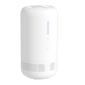 Purificateur <span class=keywords><strong>d</strong></span>'<span class=keywords><strong>air</strong></span> de bureau portable électrique en plastique avec filtres HEPA électrostatiques au charbon actif, commande tactile, mode veille et réglage de la vitesse du vent - Product Image 6