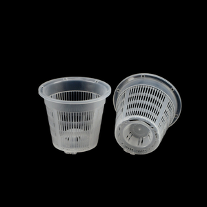 Vente en gros, Pot de fleur d'orchidée en plastique Transparent, Pot en filet, panier de plantation de semis succulentes avec colonne d'air et trou - Product Image 6
