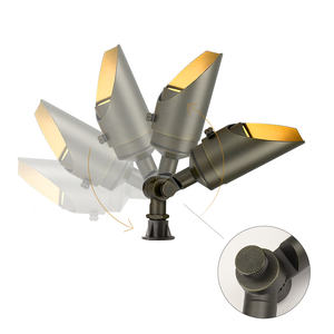 כיוונית ip65 מתח נמוך עמיד למים 12 וולט ספייק פליז חיצוני פליז תאורה לבית עץ דשא - Product Image 5