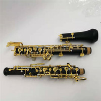 Gold-Plated Oboe and Clarinet Woodwind Instruments for Orchestra Performance Adults and Beginners