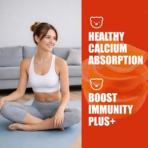 Gomitas de Calcio, Magnesio y Zinc de Rápida Absorción, Absorción Saludable de Calcio y Refuerzo de la Inmunidad con Suplemento Dietético - Product Image 5