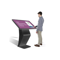 Caiyi Software Personalizado, Señalización Digital LCD, Monitor de Pantalla Táctil 4K, Quiosco Interactivo de 55 Pulgadas, Quiosco Digital Interior con Pantalla Táctil