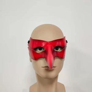 Persona rosso GoroAkechi copricapo in lattice mezza faccia casco Anne Takamaki Cosplay maschera di Halloween festa animale gatto <span class=keywords><strong>pantera</strong></span> oggetti di scena - Product Image 6