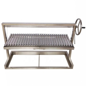 Parrilla Santa María para Empotrar en Ladrillo, Barbacoa Argentina DIY, Rejilla en V y Altura Ajustable - Product Image 4