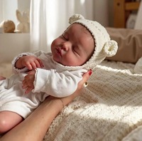 20 Zoll Lebensechte Reborn-Babypuppe aus Weichem Vinyl Realistische Neugeborenen-Puppe Spielzeug für Kinder Geschenk Großhandel Individuell Anpassbar