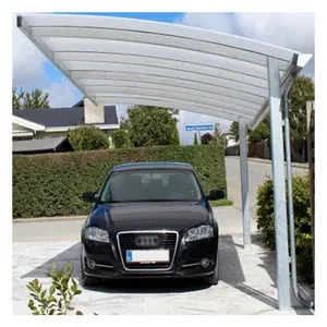 Venda quente boa qualidade Alumínio Poly Telhado Metal Garagens Canopies Carports