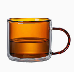 DFM01 250ml OEM ODM customized <b>glass</b> tumblers <b>coffee</b> mugs anti hot warm tooling insulation <b>double</b> <b>wall</b> <b>glass</b> cup - Product Image 5