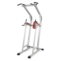 ST-4043 Equipo de Gimnasio Comercial: Máquina Vertical para Elevación de Rodillas, Estación de Dominadas y Elevación de Piernas