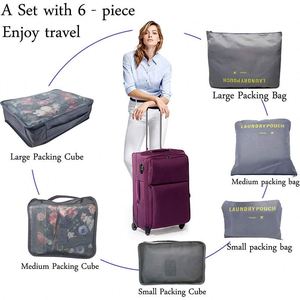 Ys 6 bolsas de compresión, organizadores de prevención, bolsas de viaje para equipaje - Product Image 3
