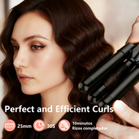 Alat Curling Rambut Multi-Barrel dengan Desain Ergonomis sebagai Pemasok Grosir Alat Curling Rambut untuk Penata Rambut Profesional