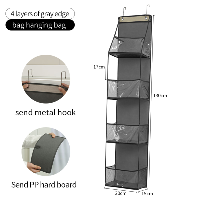 Organisateur à suspendre 4 tablettes gris