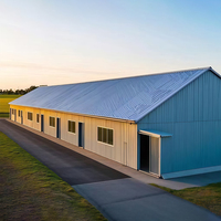 Grande ferme avicole, poulailler spécial, tous types de bâtiments préfabriqués en structure métallique, poulailler, ferme avicole