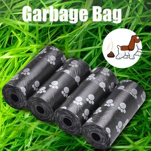 Black <b>Compostable</b> Dog Poop <b>Bag</b> Biodegradable Scented Dog Portable Waste <b>Bags</b> - Product Image 6