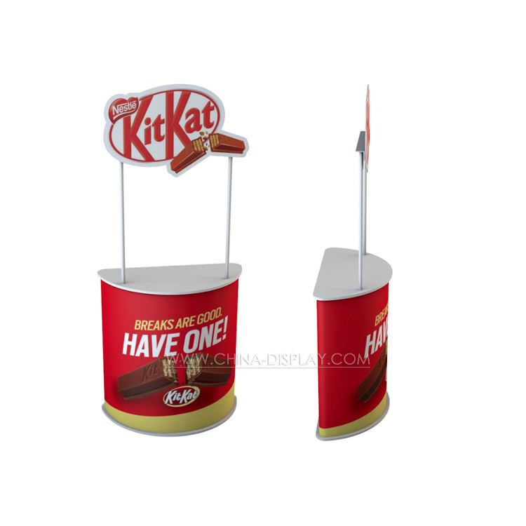 Product Sampling Promotion Table Easy-Clean Design, and Compact Storage ...