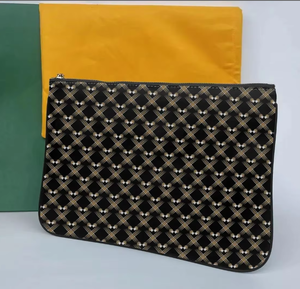 Pochette d'affaires en cuir de luxe haut de gamme pour hommes, grande capacité, polyvalente, porte-cartes durable - Product Image 3