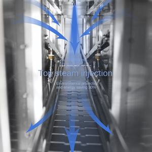 Envoltura de acero automática eléctrica 1600A Máquina de túnel retráctil Etiqueta Envoltura de película retráctil para bolsa de alimentos Motor de embalaje cosmético - Product Image 4