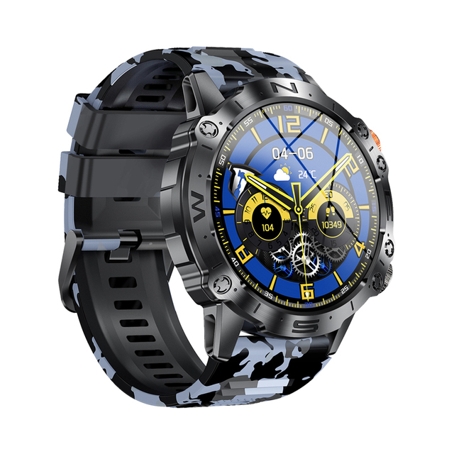 Amoled Outdoor Smartwatch 1.43 Inch Screen Fitcloud Pro App Sports BT Call Round Rugged Smart Watch PK K56 C21 Pro
