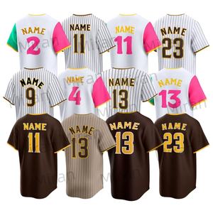 原始设备制造商缝制棒球运动衫高品质全染料升华网眼棒球衬衫球衣 #22索托 #23塔蒂斯Jr。 - Product Image 1