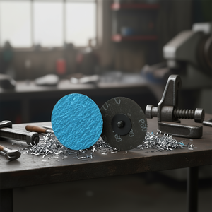 Fervi Fast Lock Zirconia Abrasive <b>Disc</b> P60 80mm For <b>Metal</b> Grinding - Product Image 3