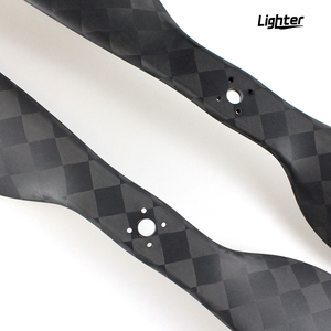 Hélice composite en fibre de carbone usinée CNC à faible bruit pour drones de cartographie multirotor Équilibre léger et dynamique testé - Product Image 2