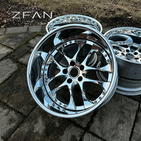 Jantes forgées ZFAN Chrome Deep Concave, finition polie, 18-22 pouces, 5x100 5x120, concaves, pour voitures de tourisme Subaru BRZ