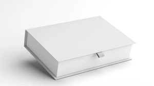 Boîte à bijoux <span class=keywords><strong>de</strong></span> <span class=keywords><strong>luxe</strong></span> en papier rigide en forme <span class=keywords><strong>de</strong></span> livre pour l'emballage <span class=keywords><strong>de</strong></span> bagues et <span class=keywords><strong>de</strong></span> bracelets, finition avec logo en relief, qualité supérieure - Product Image 2