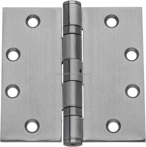 Bisagra de Rodamiento de Bolas de Acero Inoxidable 304 Moderna de 4.5 Pulgadas con Esquinas Cuadradas y Acabado Satinado para Puertas Interiores/Exteriores - Product Image 2