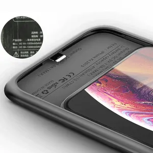 Funda de Banco de energía para iPhone 15 14 13 Mini 12 6 6S 7 8 6 6S Plus 7 8 Plus X XR XS Max 13 <span class=keywords><strong>Pro</strong></span> 11 <span class=keywords><strong>Pro</strong></span> Max cargador de batería - Product Image 5