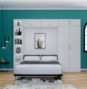 Meccanismo per letto a parete pieghevole verticale manuale in stile moderno BFP con connettore per divano - Product Image 3