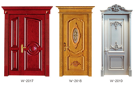Porte de villa en bois moderne, design laqué, porte intérieure de chambre d'appartement, porte intérieure en bois plaqué