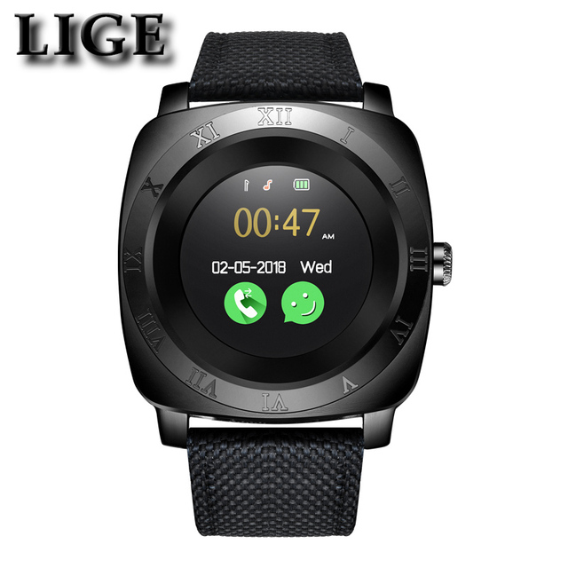 Lige 2022 New Smart Watch Men  Waterproof for Android Phones and IOS Phones Compatible  Lige-reloj Inteligente Para Hombre