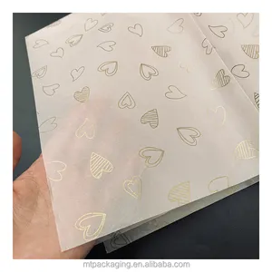 Moatain 17/22/28/30/40/50/60gsm papel de seda personal izado seiden papier logo individuell bedrucktes Tissue-Geschenk papier