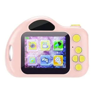 Câmera de vídeo infantil hd 720p, 2 polegadas, tela ips divertida para crianças com 13mp de alta definição, câmera fotográfica