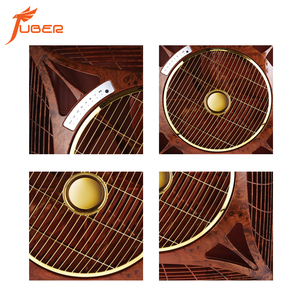 Ventilateur de plafond moderne sans pales en plastique de 14 pouces avec éclairage LED, télécommande, silencieux, encastré, faux plafond, pour bureau - Product Image 3