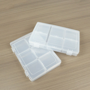Transparent Rectangular Plastic Storage <b>Box</b> 2406 <b>Set</b> 24x16x3.1cm For Jewelry Accessories Fishing Gear Electronics <b>Tools</b> - Product Image 4