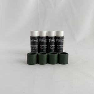 100% envase cosmético biodegradable de grado alimenticio brillo de labios tubo cilíndrico personalizado embalaje tubo de papel de bálsamo labial de realce - Product Image 6