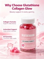 Rutinitas Kecantikan Harian Glutathione Collagen Gummies 60 Pcs Persediaan 30 Hari Suplemen Diet Wanita Tersedia Label Pribadi